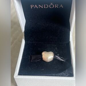 Pandora pink heart charm